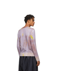 Oamc Purple Acid Crewneck Sweater
