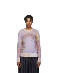 Oamc Purple Acid Crewneck Sweater