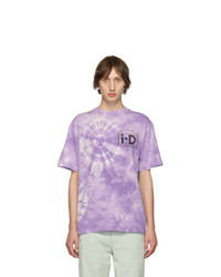 Light Violet Tie-Dye Crew-neck T-shirt
