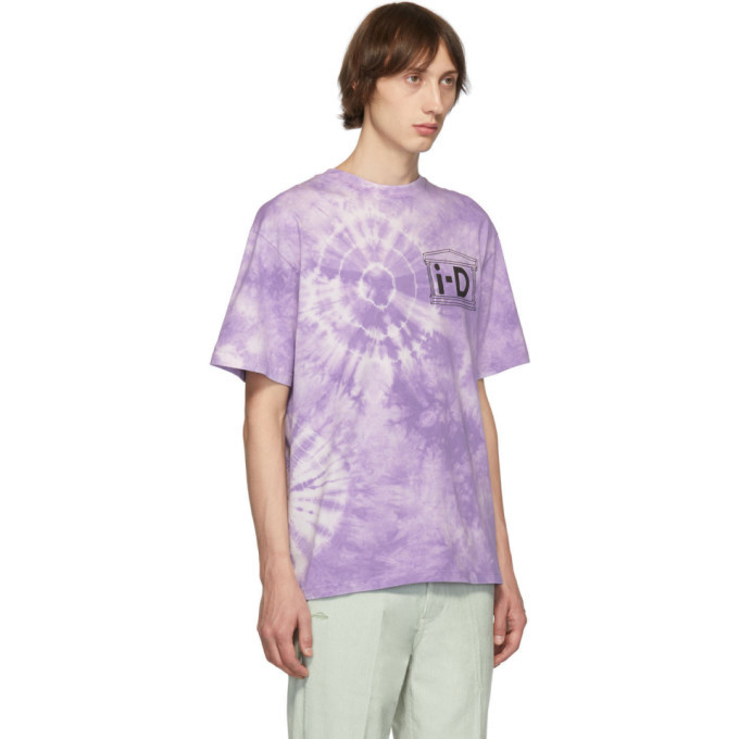 Aries Purple I D Edition Tie Dye Flower T Shirt, $61 | Ssense | Lookastic