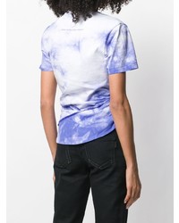 Paco Rabanne Tie Dye Asymmetric T Shirt
