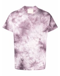 Jeanerica Tie Dye Print Cotton T Shirt