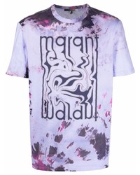 Isabel Marant Zeno Tie Dye Logo T Shirt