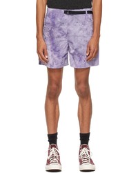 Light Violet Tie-Dye Shorts
