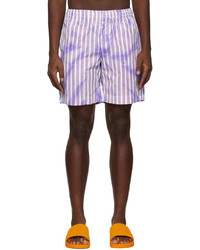 Light Violet Tie-Dye Swim Shorts