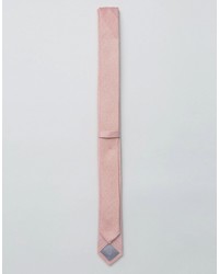 Asos Slim Tie In Pink
