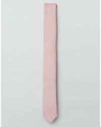 Asos Slim Tie In Pink