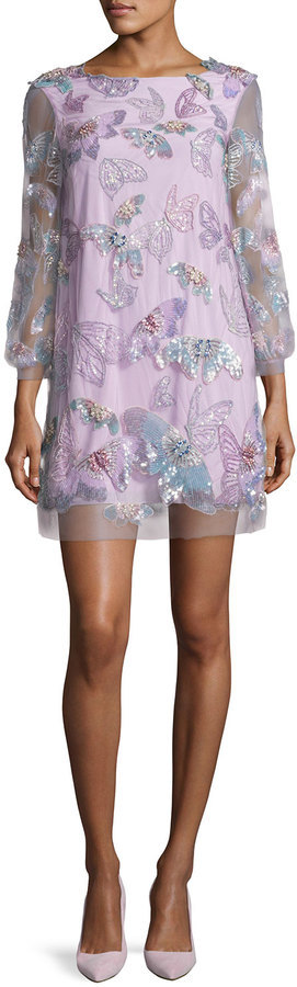 Marchesa notte clearance butterfly dress