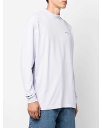 Off-White Arrows Mock Neck Cotton T Shirt