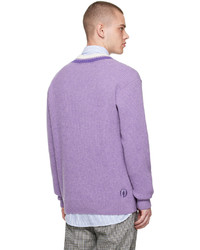 Manors Golf Purple The Open Sweater