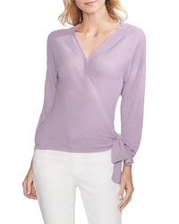 Vince Camuto Ribbed Side Tie Sweater