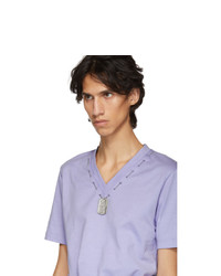 Linder Purple Darby Dog Tag T Shirt