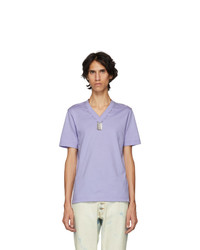 Linder Purple Darby Dog Tag T Shirt