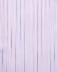 Stefano Ricci Striped Cotton Dress Shirt Lavender