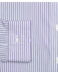 Brooks Brothers Non Iron Madison Fit Alternating Split Stripe Dress Shirt