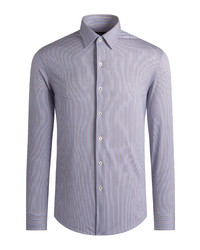 Bugatchi Ooohcotton Tech Stripe Button Up Shirt