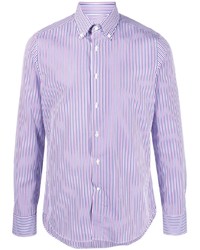 Canali Striped Cotton Shirt