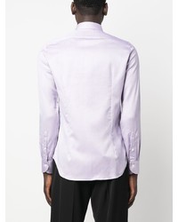 Canali Striped Long Sleeve Shirt