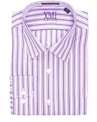 XMI Two Tone Striped Long Sleeve Dress Shirt