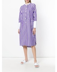 Maison Rabih Kayrouz Multi Stripe Shirt Dress