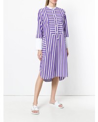 Maison Rabih Kayrouz Multi Stripe Shirt Dress