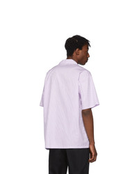 Martin Asbjorn Purple And White Striped Frank Shirt