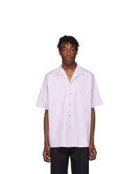 Martin Asbjorn Purple And White Striped Frank Shirt
