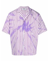 MSGM Striped Short Sleeved Shirt