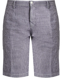 Massimo Alba Velta Striped Linen Shorts