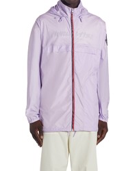 2 Moncler 1952 Chahed Recycled Nylon Rain Jacket In 61g Lilac At Nordstrom
