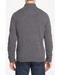 Nordstrom Shop Regular Fit Cashmere Quarter Zip Pullover