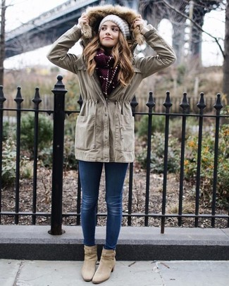 Beige Anorak Outfits For Women: 