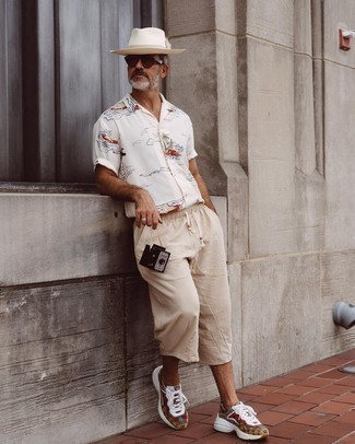 White Straw Hat Outfits For Men: 