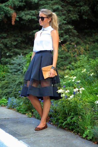 Black Mesh Full Skirt Outfits: 