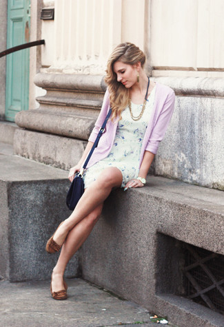 Pink Open Cardigan Outfits For Women: 