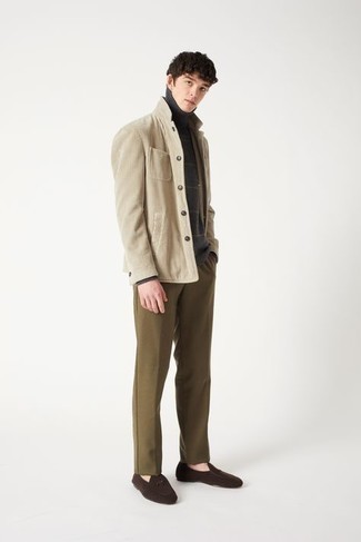 Taupe Wet Trousers