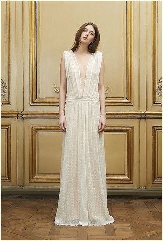 Kendall Soft V Back A Line Gown