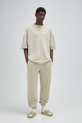 Eleventy Pleated Cotton Linen Jogger Pants, $147