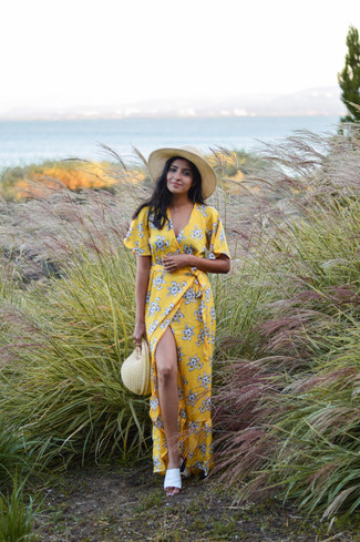Yellow Maxi Dress Outfits: 