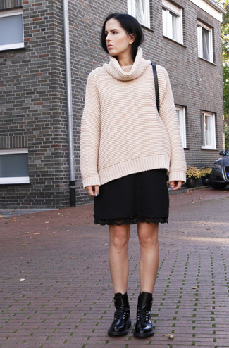 Keyes Ribbed Wool And Cashmere Blend Sweater Beige