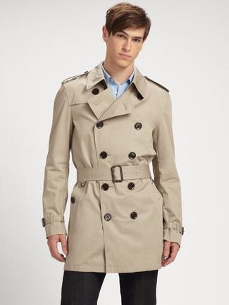 Fern Button Front Raincoat