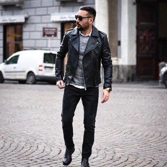 Black 544 Leather Jacket