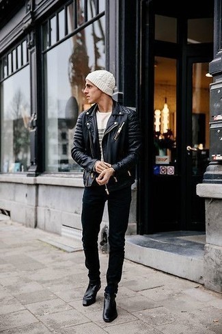 Brit Leather Matthias Biker Jacket