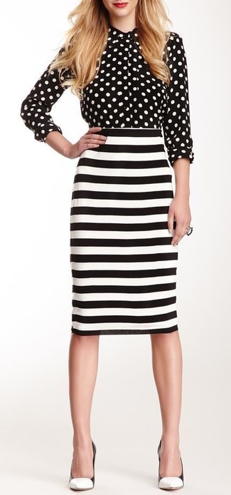 To The Max Striped Skirt
