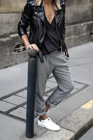 Blair Leather Tapered Pants