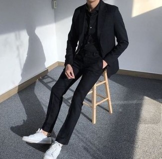 Comme Des Garons Homme Single Breasted Elasticated Blazer