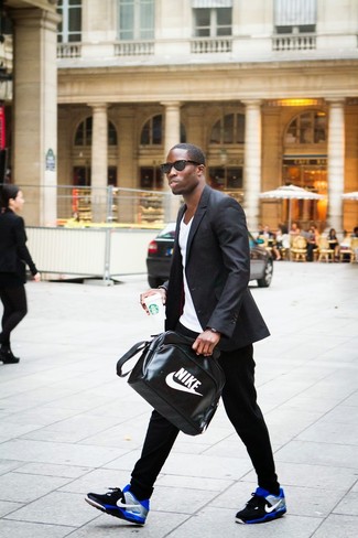 joggers with nike blazers