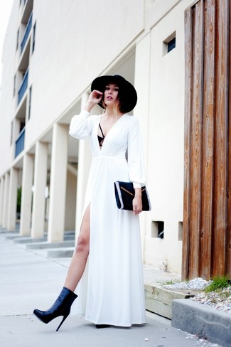 White Maxi Dress Outfits: 