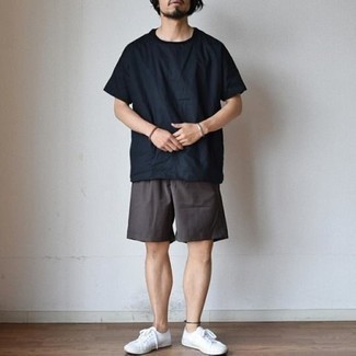 Cotton Linen Washed Shorts