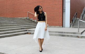Black Label Pleated Skirt